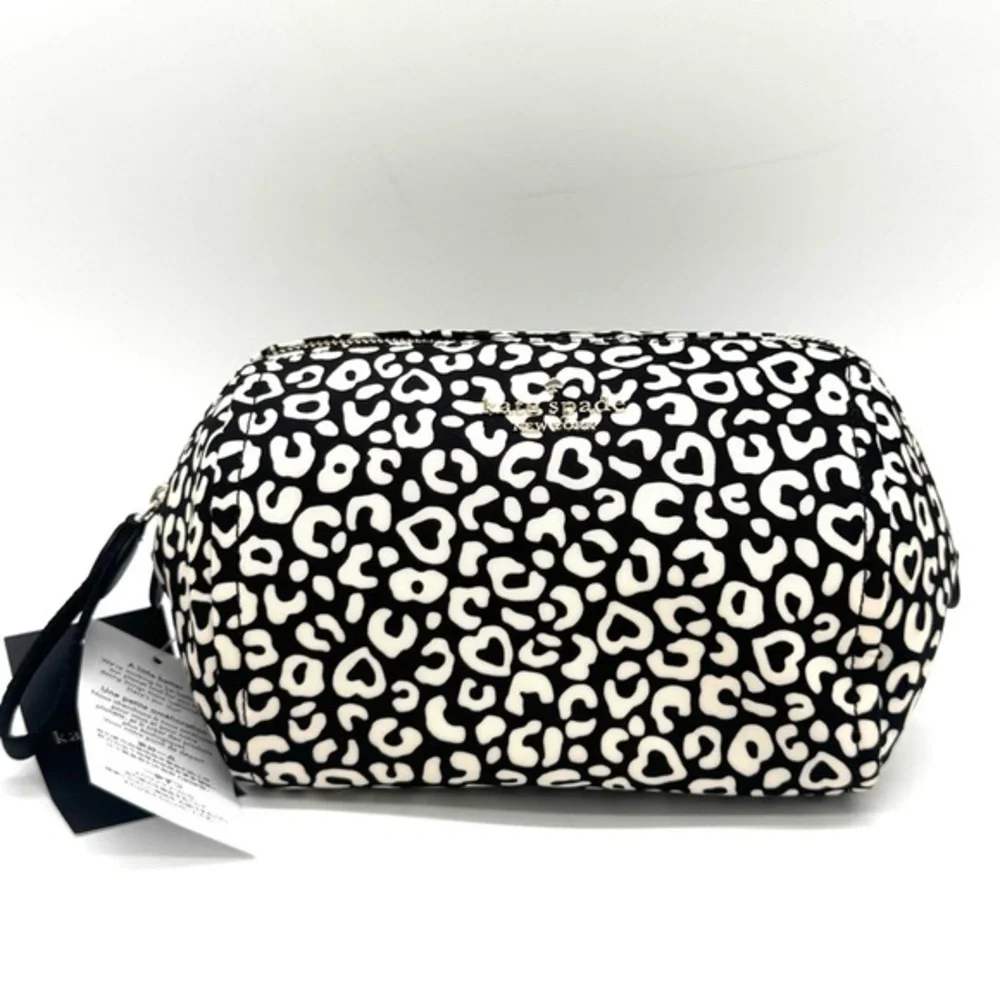 Kate Spade Chelsea Colorblock Medium Cosmetic Case Black Multi